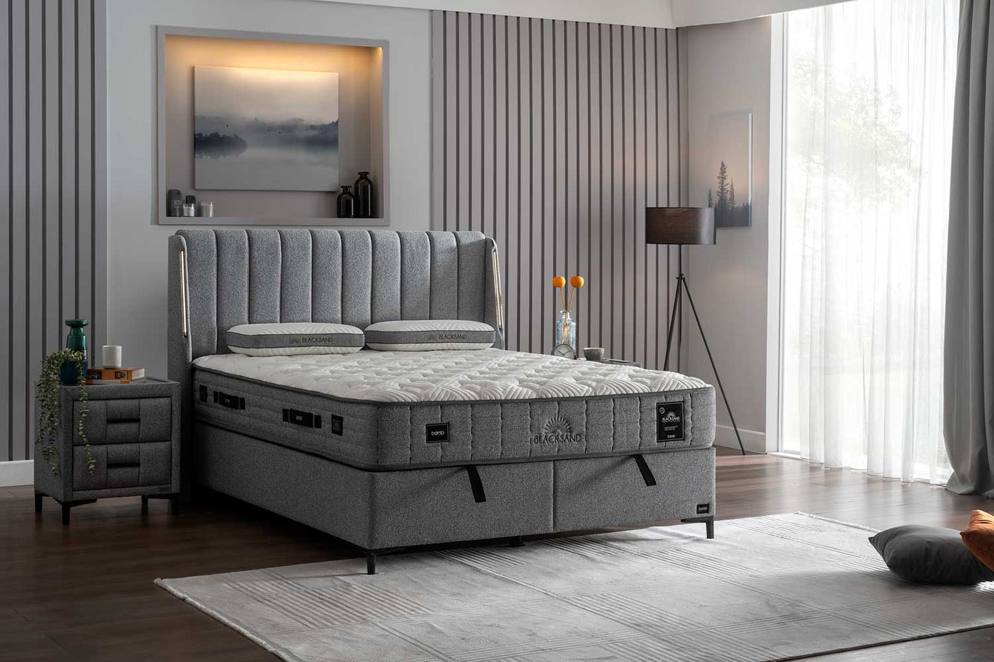 Boxspringbett Bambi Blacksand