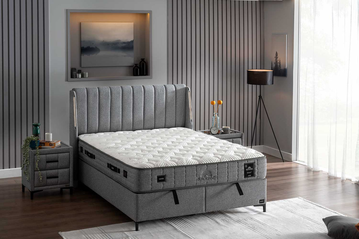 Boxspringbett Bambi Blacksand