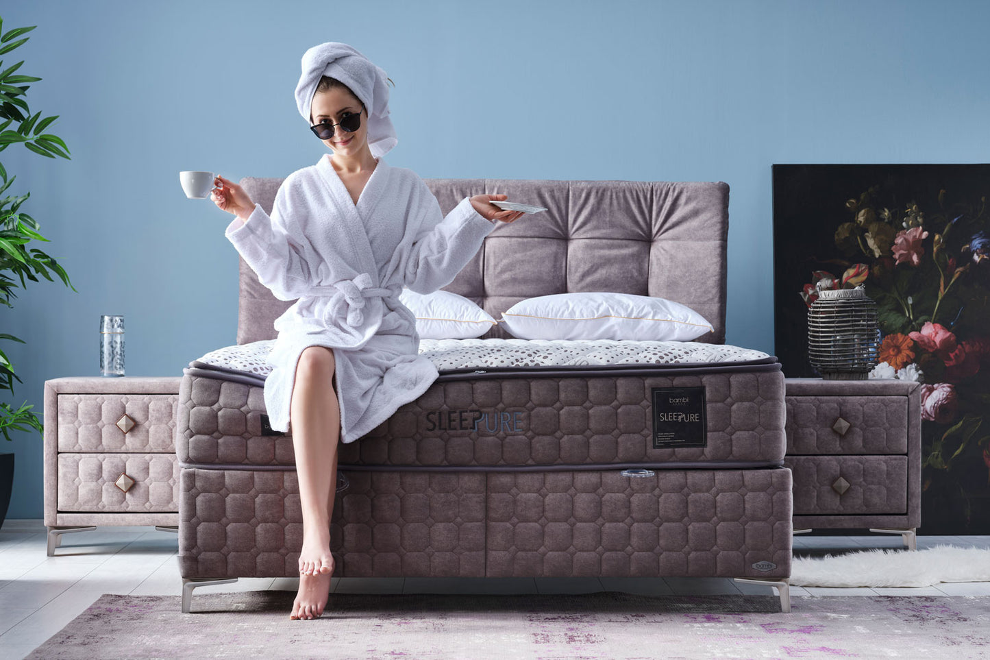 Bambi Sleep Pure Nachtkommode