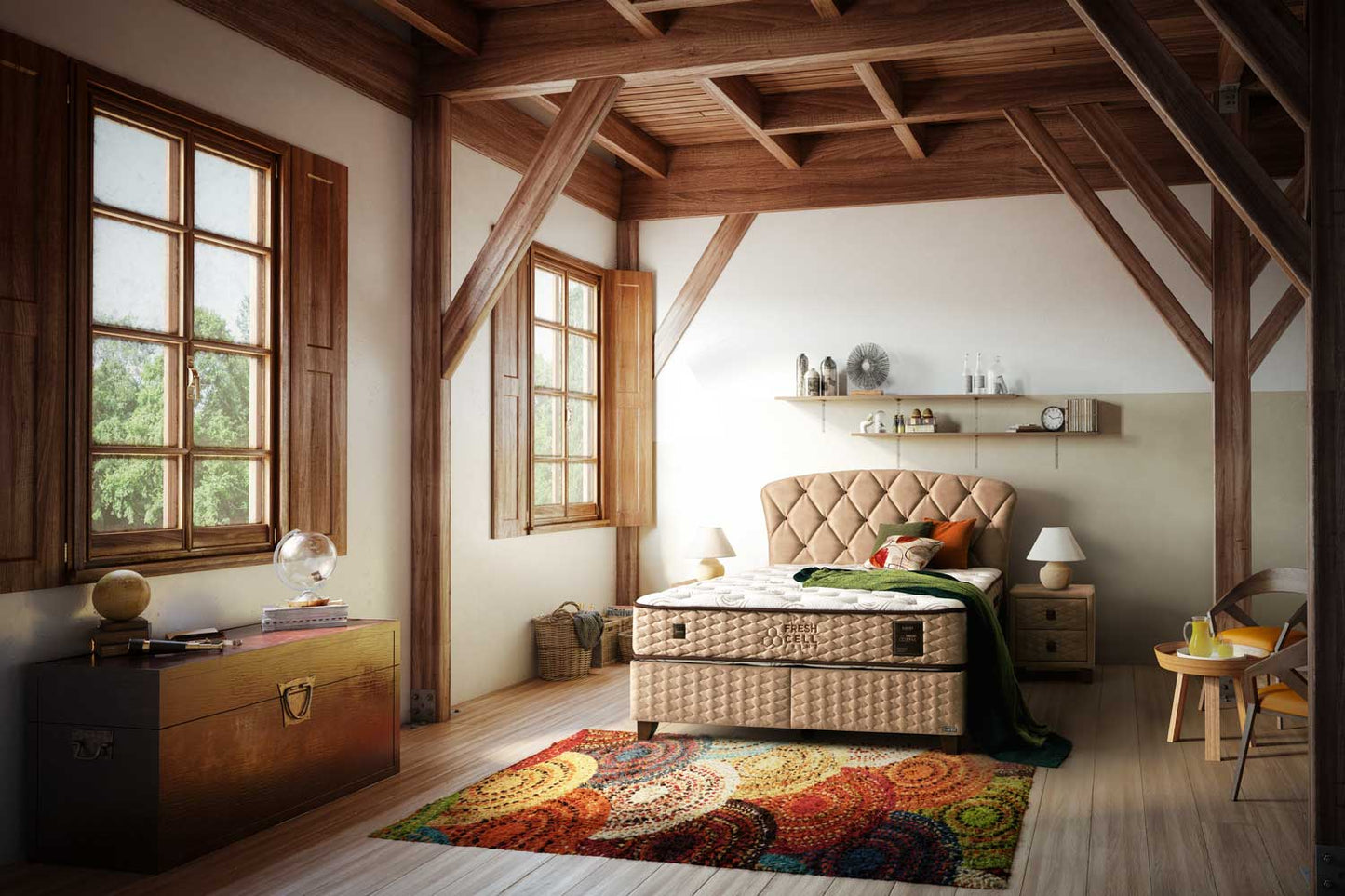 Boxspringbett Bambi Fresh Cell