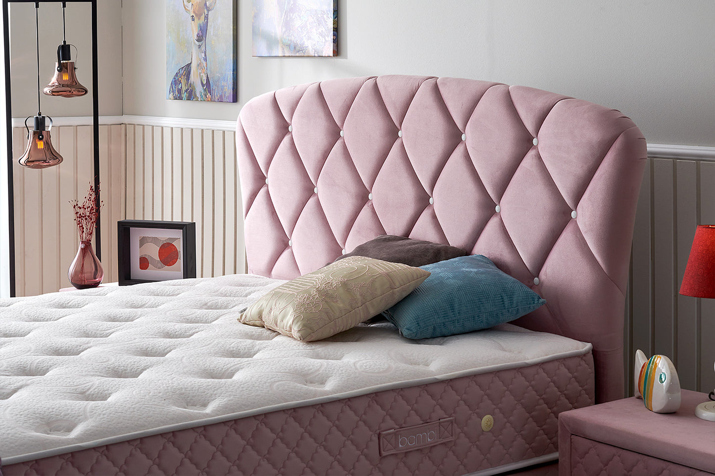 Boxspringbett Bambi Pinky