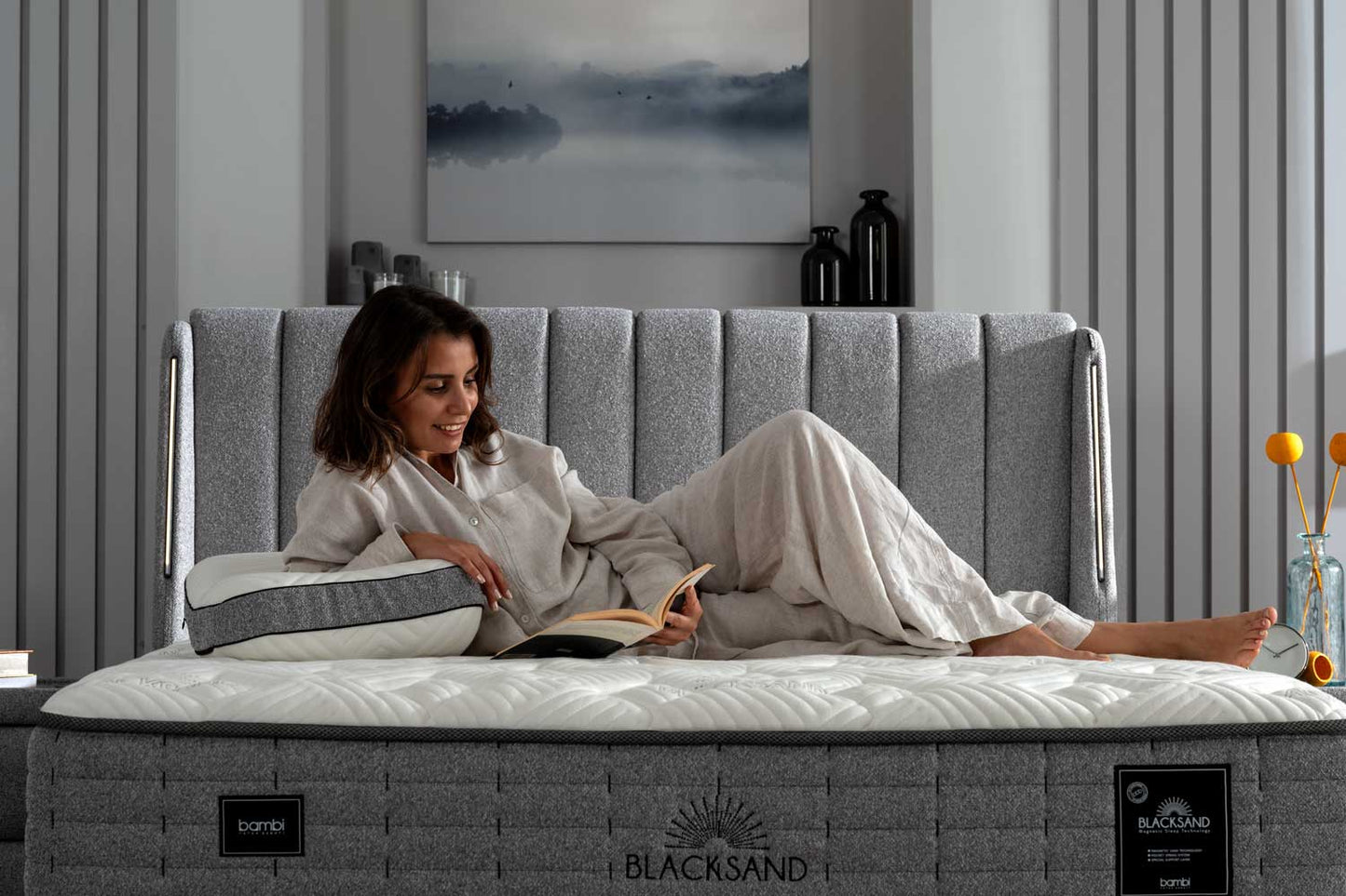 Boxspringbett Bambi Blacksand